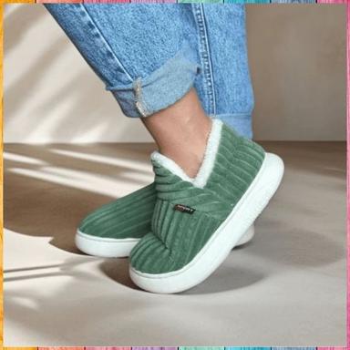 Des Pantoufles en coton chaudes  et confortables pour votre hiver