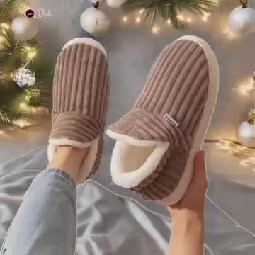 Des Pantoufles en coton chaudes  et confortables pour votre hiver